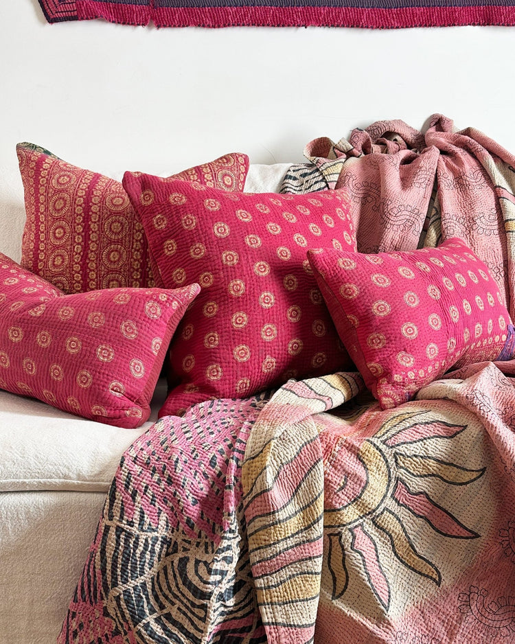 VINTAGE KANTHA CUSHIONS - Biggs & Hill