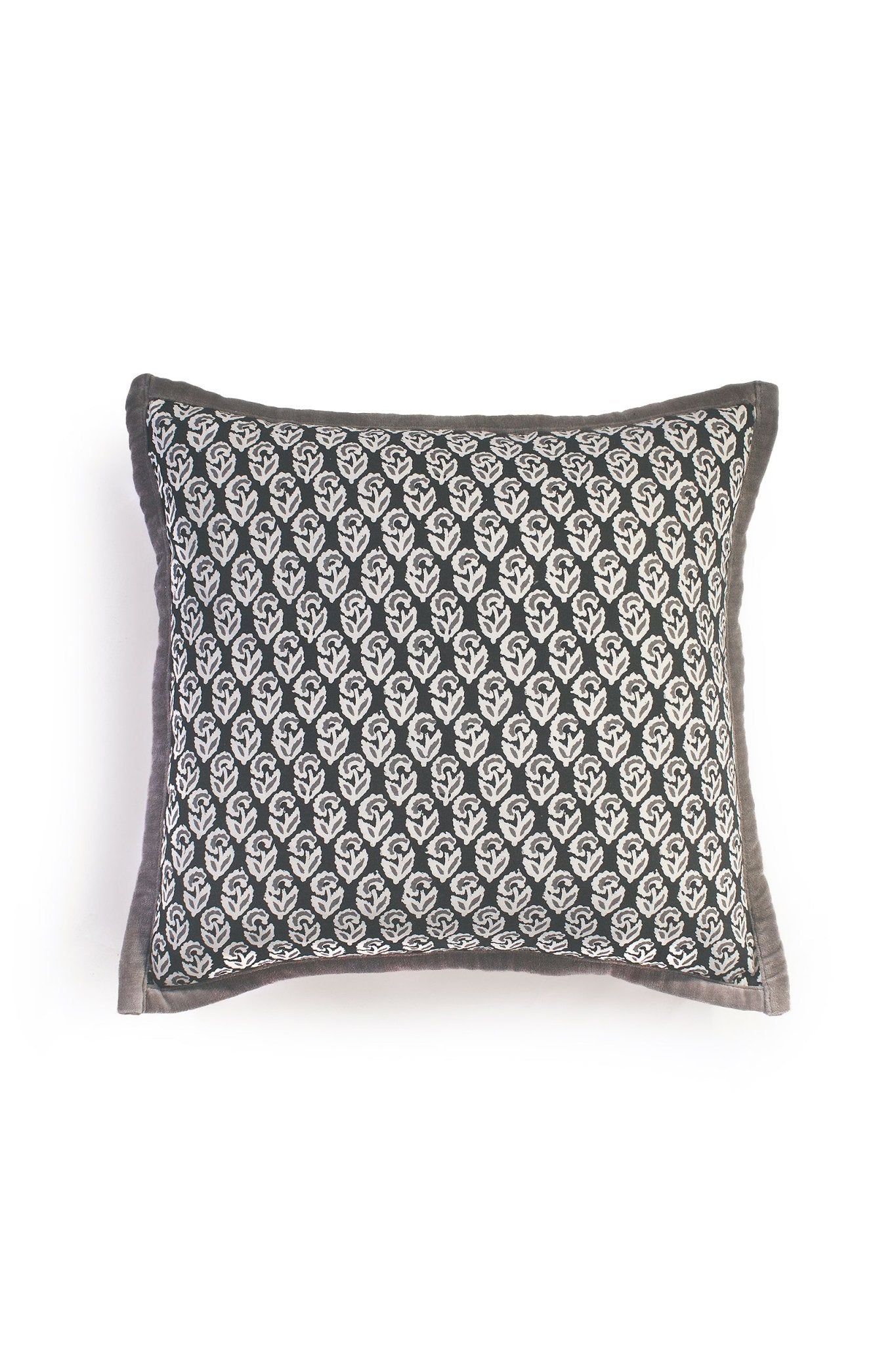 Grey floral 2024 cushion covers