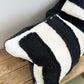 Black and White Striped Texture Linen Cushion Cover - Biggs & Hill - Cushion Covers - 16 inch - 40cm - 60cm