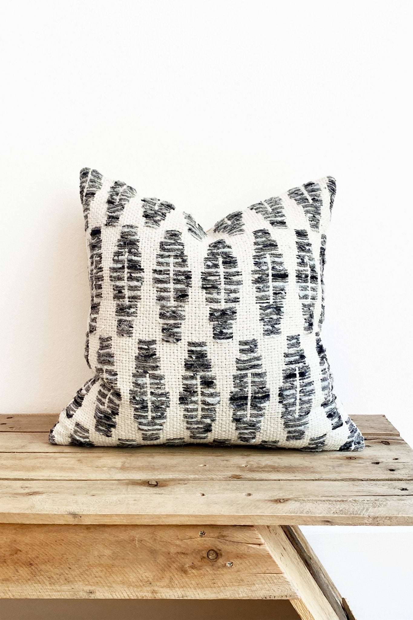 Grey and white cushion cover hotsell